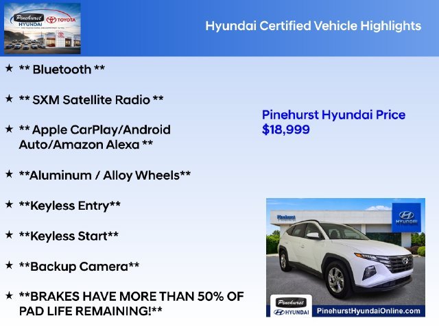 Certified Used 2024 White Hyundai SEL image 19