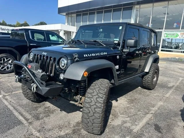 Used 2015 Black Jeep Unlimited Rubicon image 3