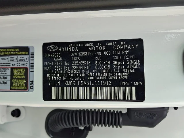 New 2026 White Hyundai SEL image 20
