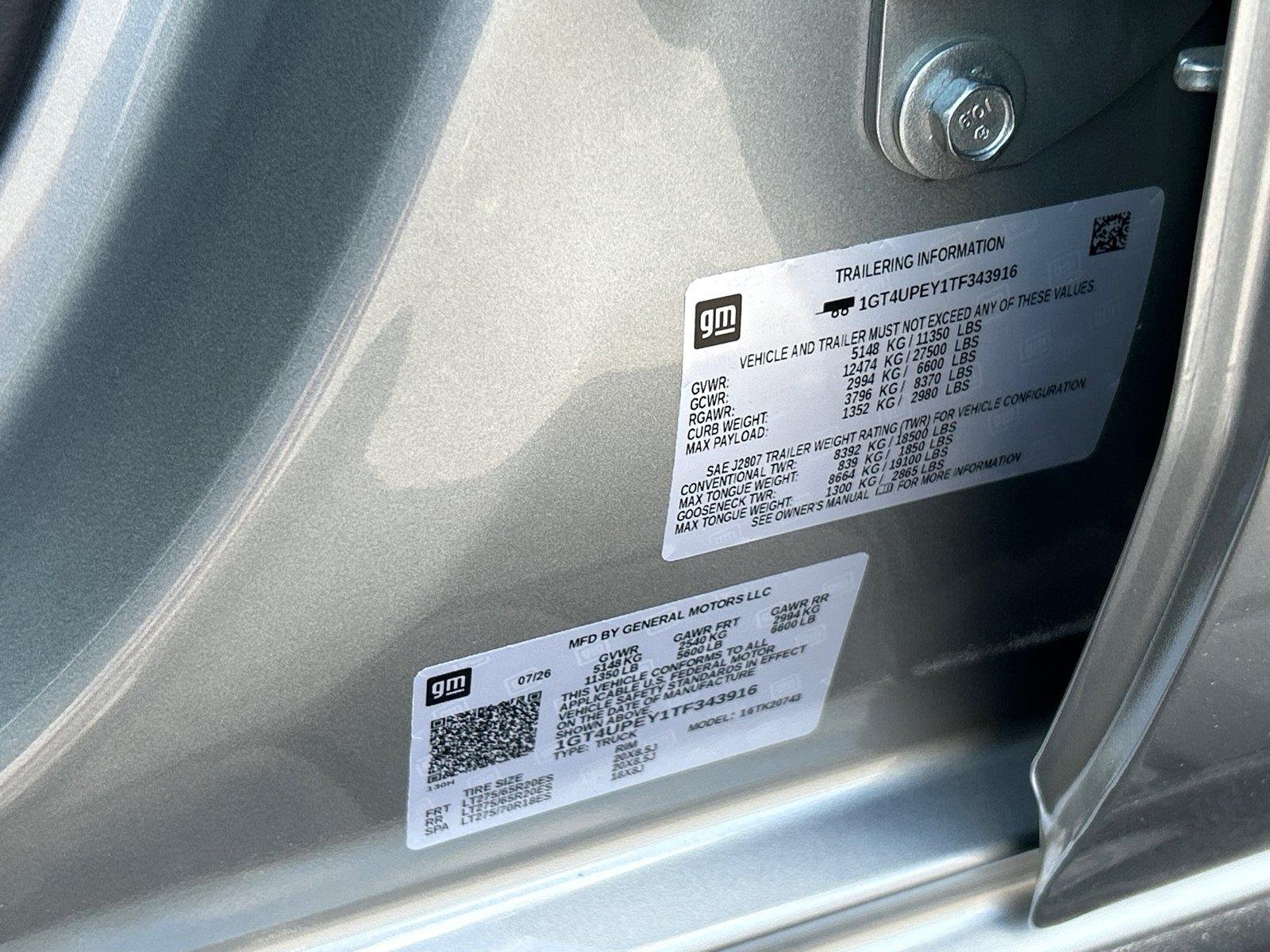 New 2026 Sterling Metallic GMC AT4 image 13