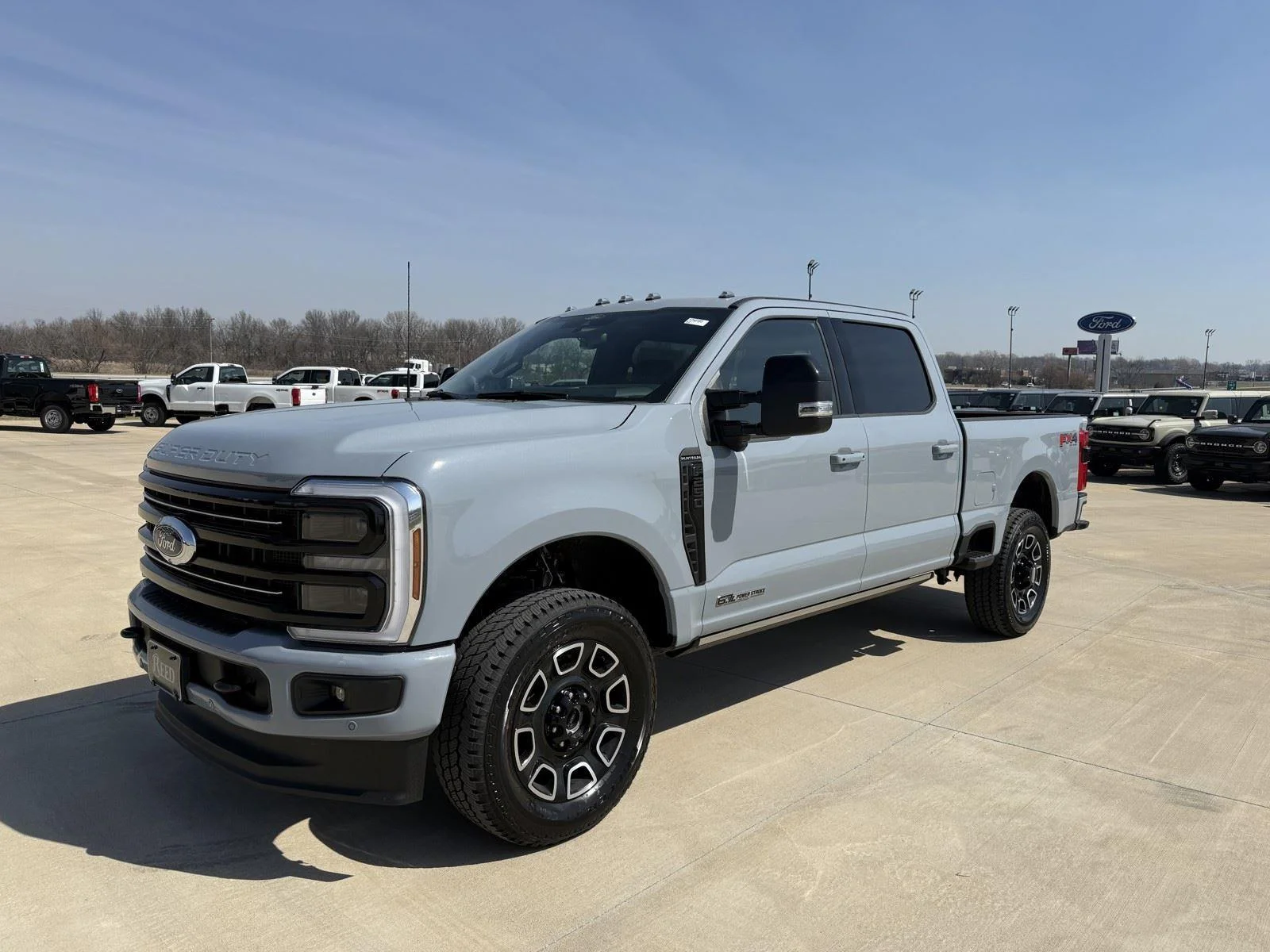 New 2026 Glacier Gray Metallic Tri-Coat Ford F-250® Platinum® image 4