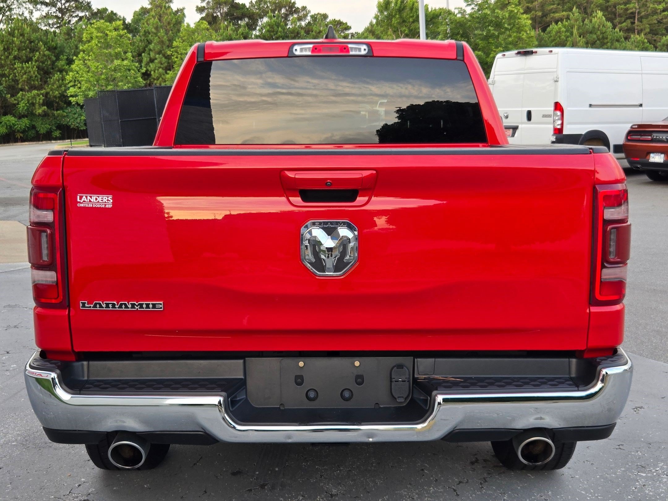 Used 2024 Flame Red Clearcoat RAM Laramie image 6