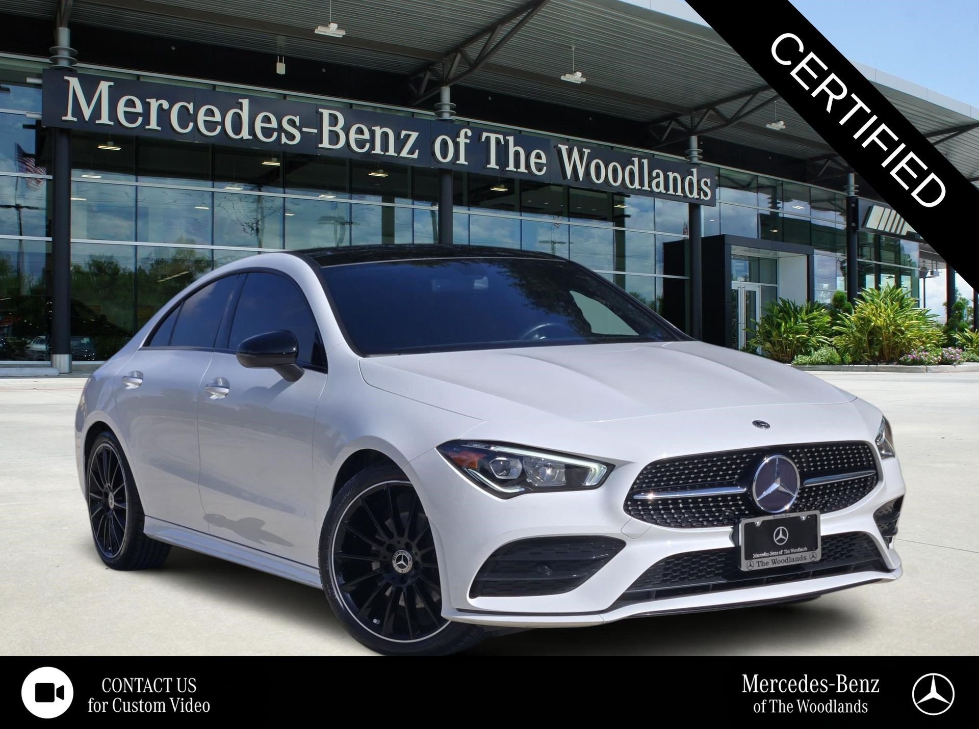 Certified Used 2021 Polar White Mercedes-Benz CLA 250 image 1