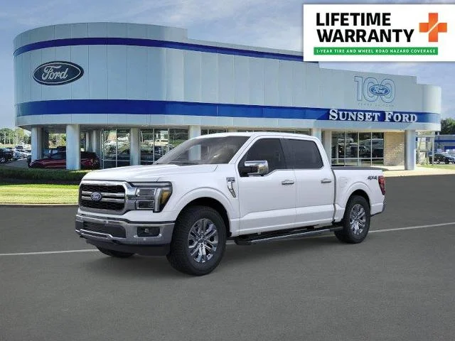 New 2026 Star White Metallic Tri-Coat Ford Lariat® image 1