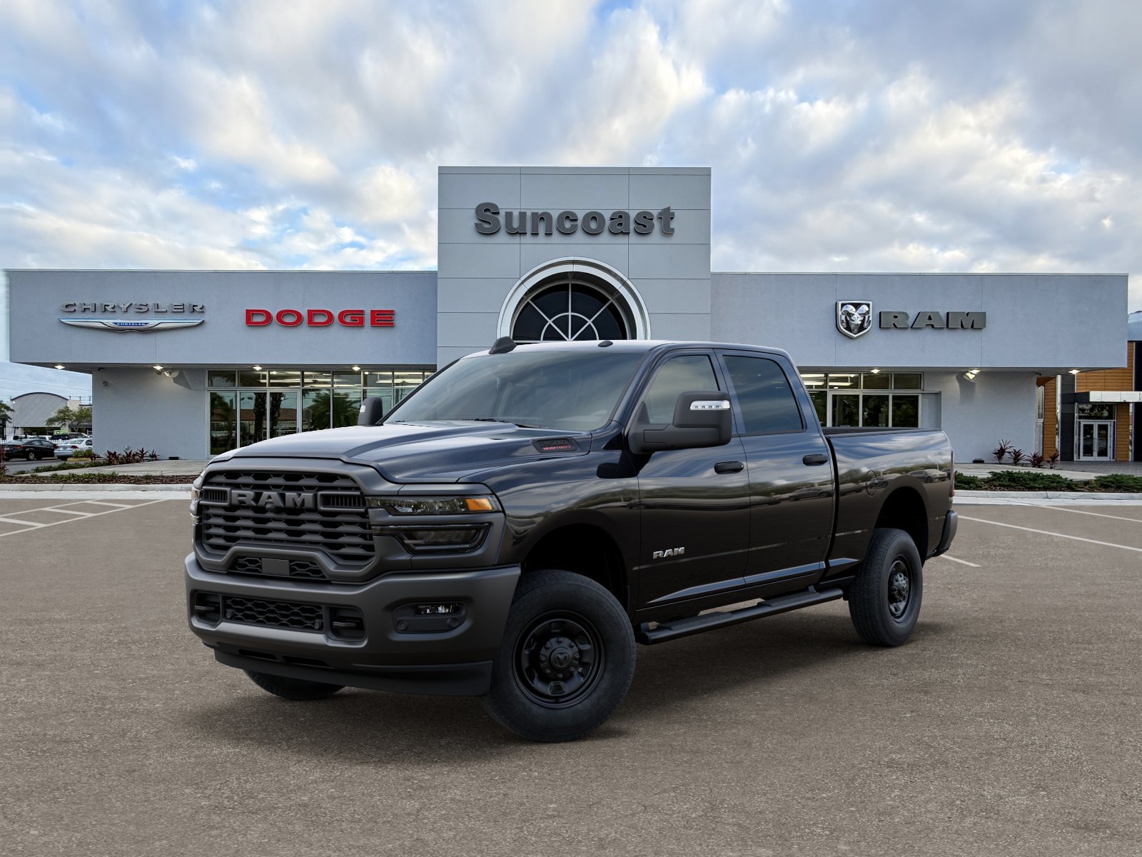 New 2026 Diamond Black Crystal Pearl-Coat Exterior Paint RAM Tradesman image 32