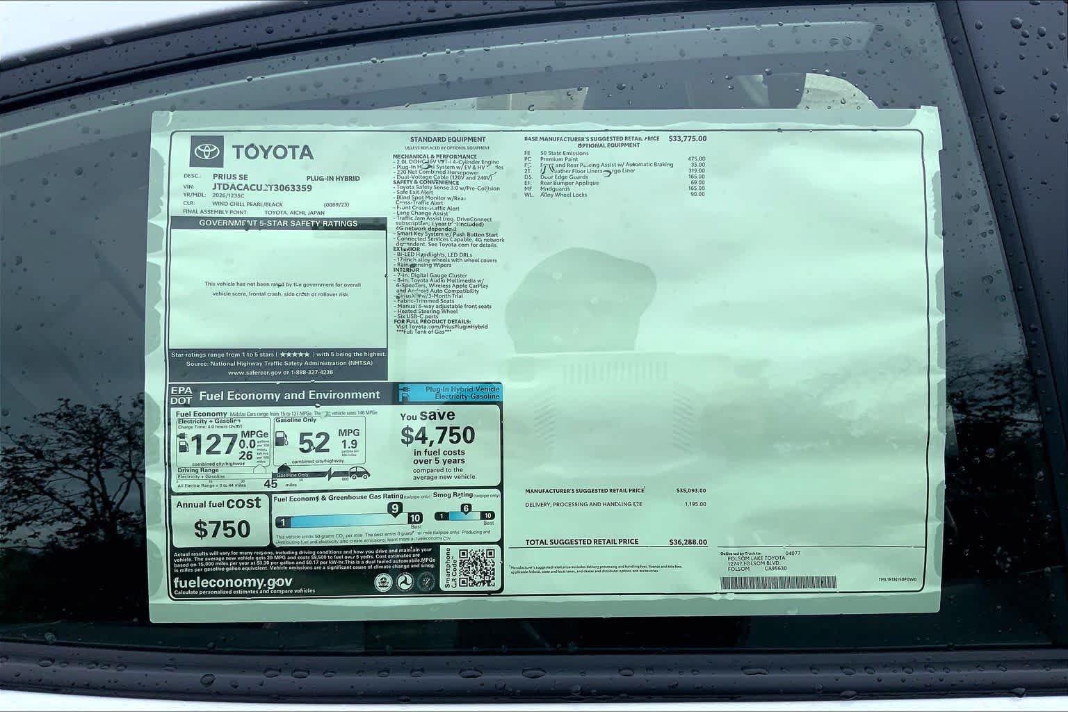 New 2026 Wind Chill Pearl Toyota SE image 21
