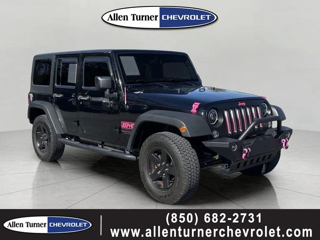 Used 2017 Black Jeep Unlimited Sport image 1