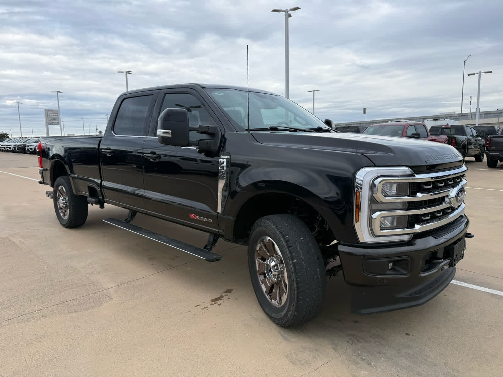 Used 2024 Agate Black/Darkened Bronze Ford King Ranch image 3