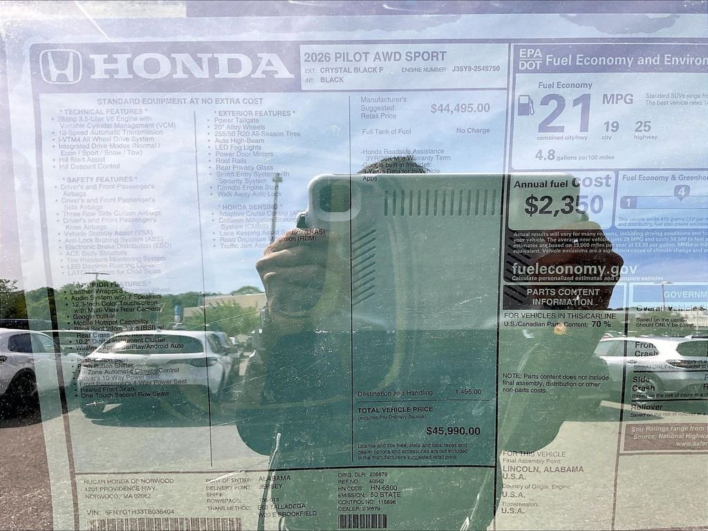 2026 Honda Pilot — photo 18