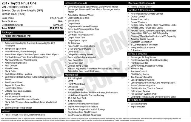 Certified Used 2017 Silver Toyota One image 5