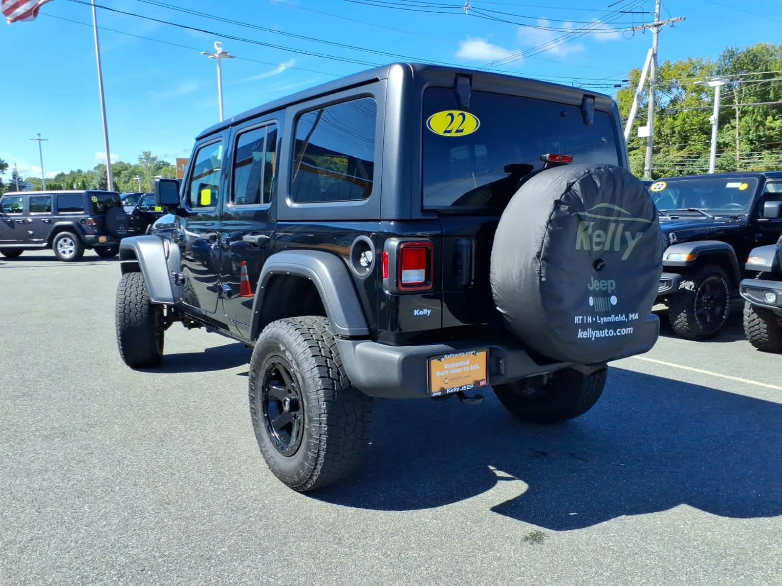 Certified Used 2022 Black Clearcoat Jeep Unlimited Sport S image 11