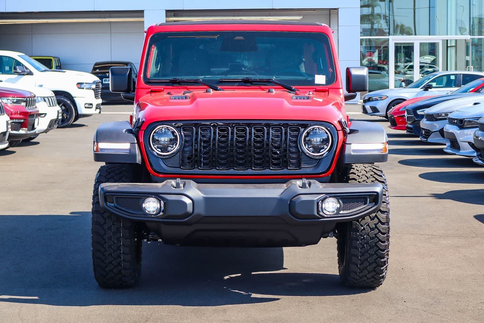 New 2026 Firecracker Red Clear-Coat Exterior Paint Jeep Willys image 2