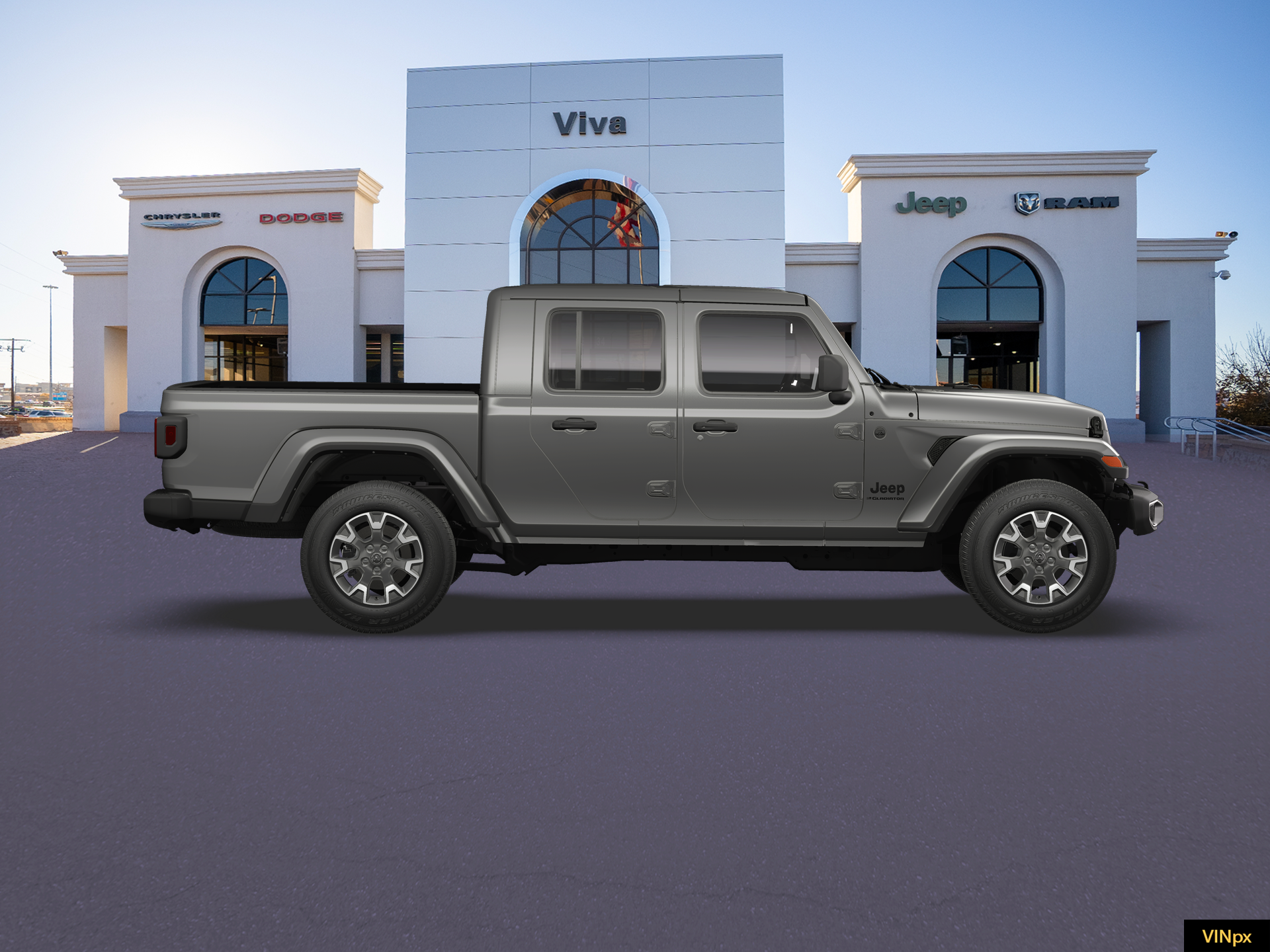 New 2026 Granite Crystal Metallic Clear-Coat Exterior Paint Jeep Sahara image 9