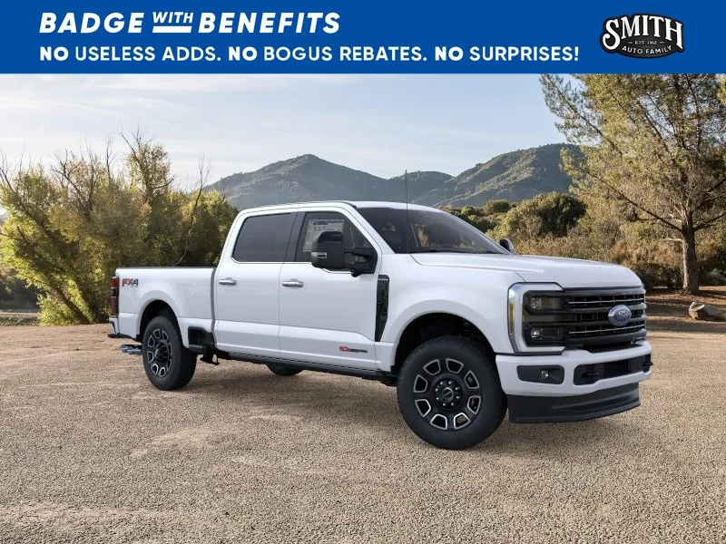 New 2026 Star White Metallic Tri-Coat Ford F-250® Platinum® image 8