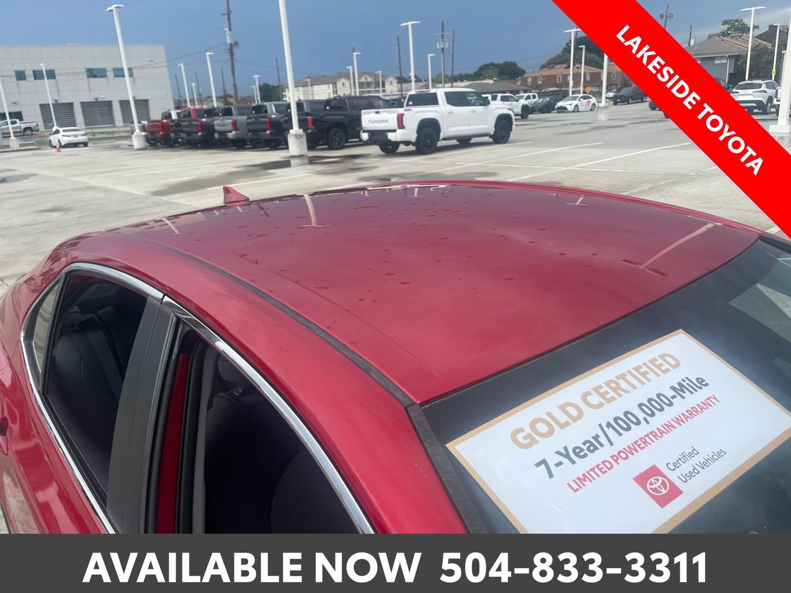 Certified Used 2024 Red Toyota LE image 10