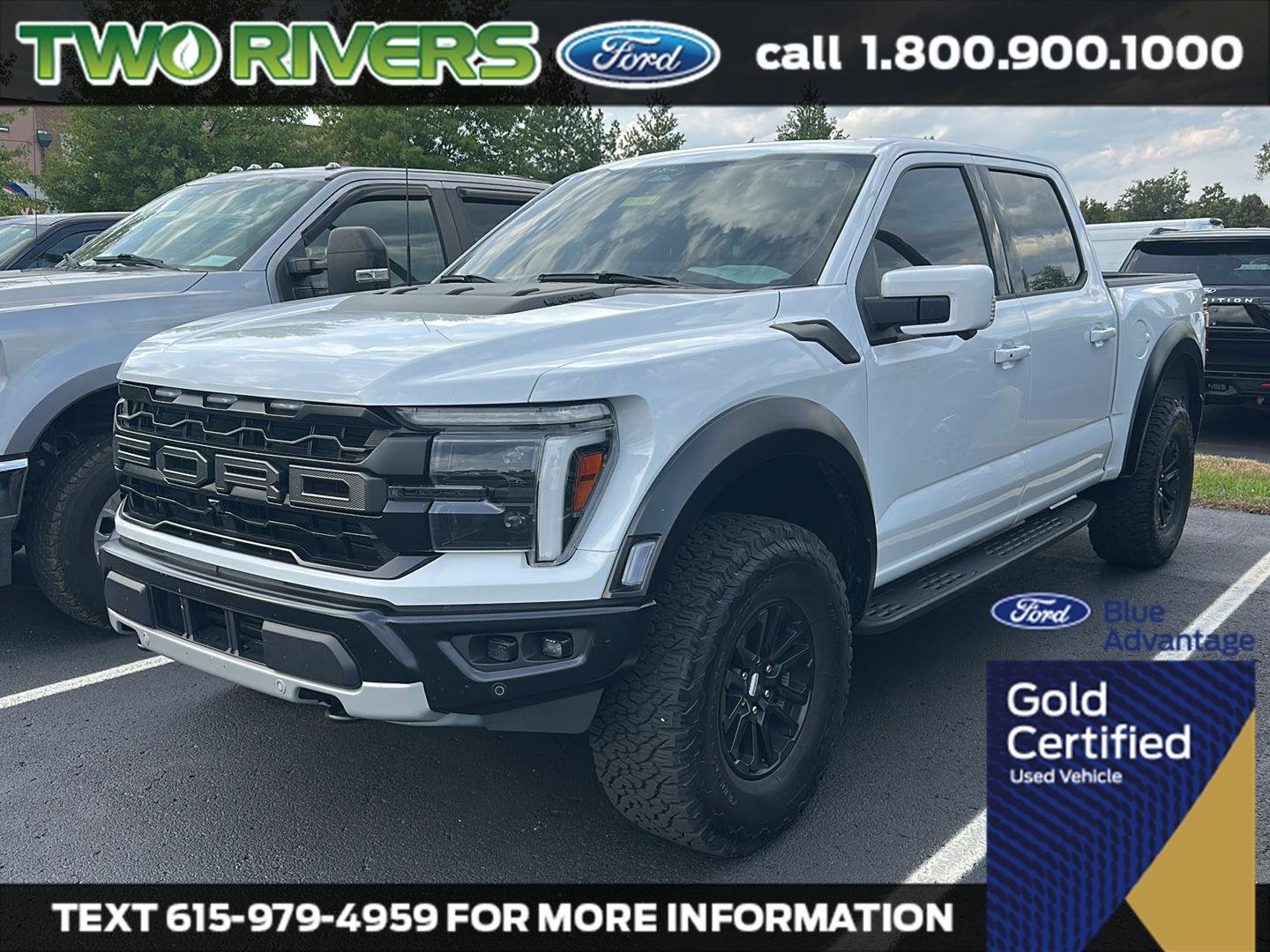 Used 2025 Oxford White Ford Raptor image 1