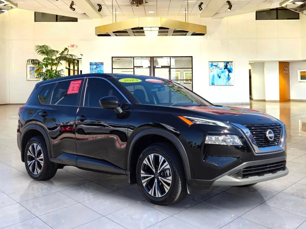 Certified Used 2023 Black Nissan SV image 3