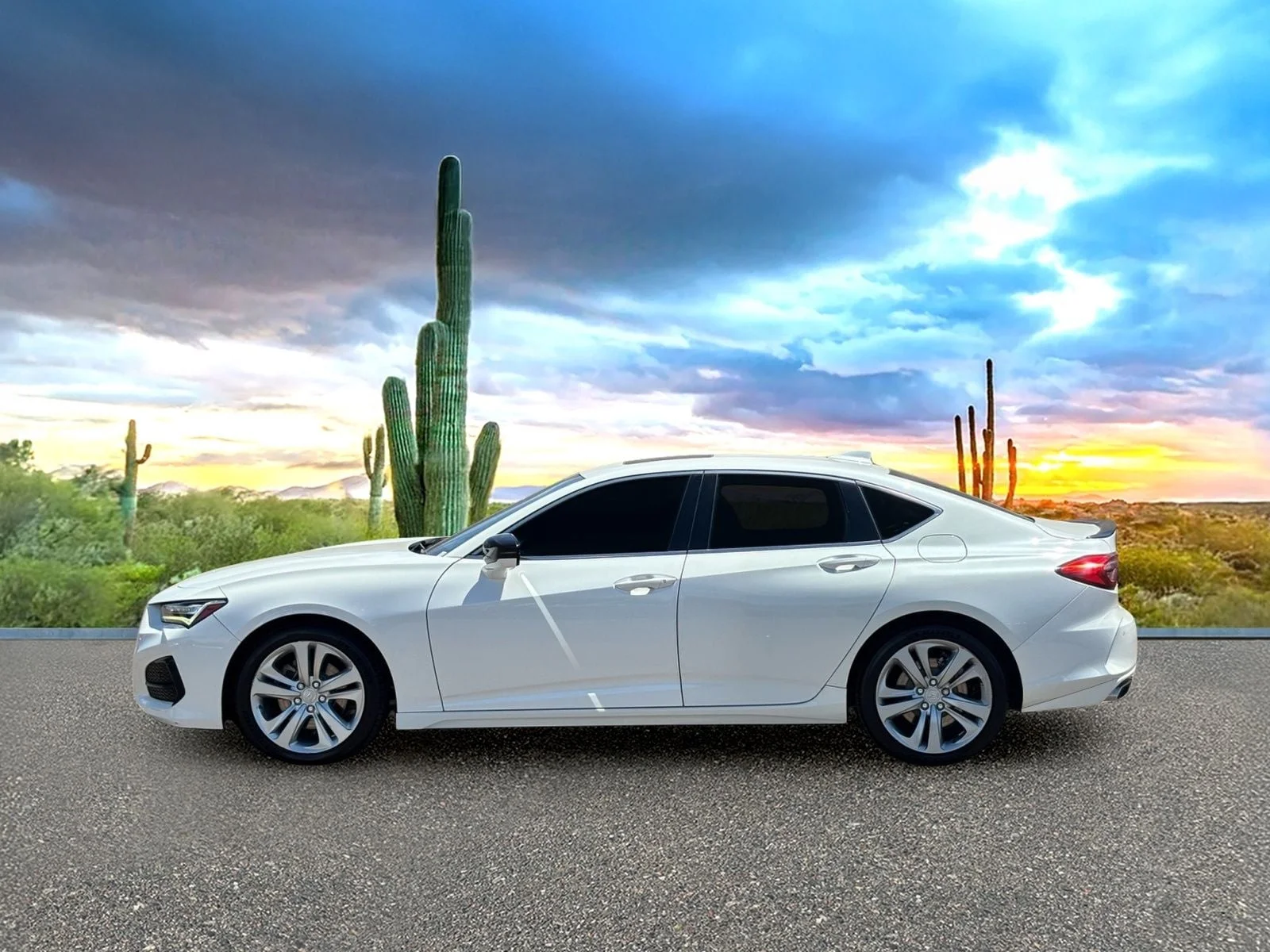 Used 2021 White Acura Technology Package image 2