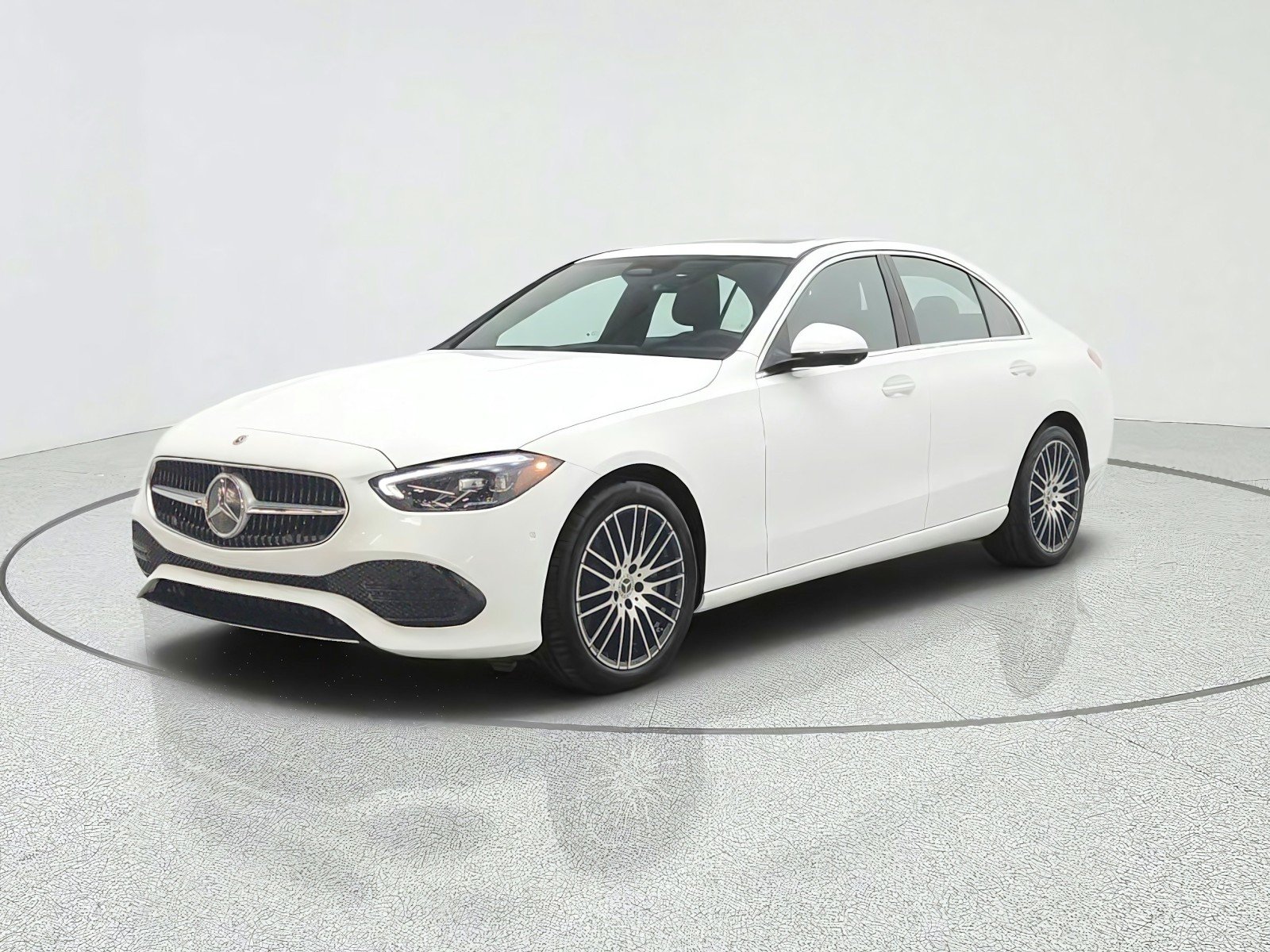 Certified Used 2024 Polar White Mercedes-Benz C 300 Sedan image 1