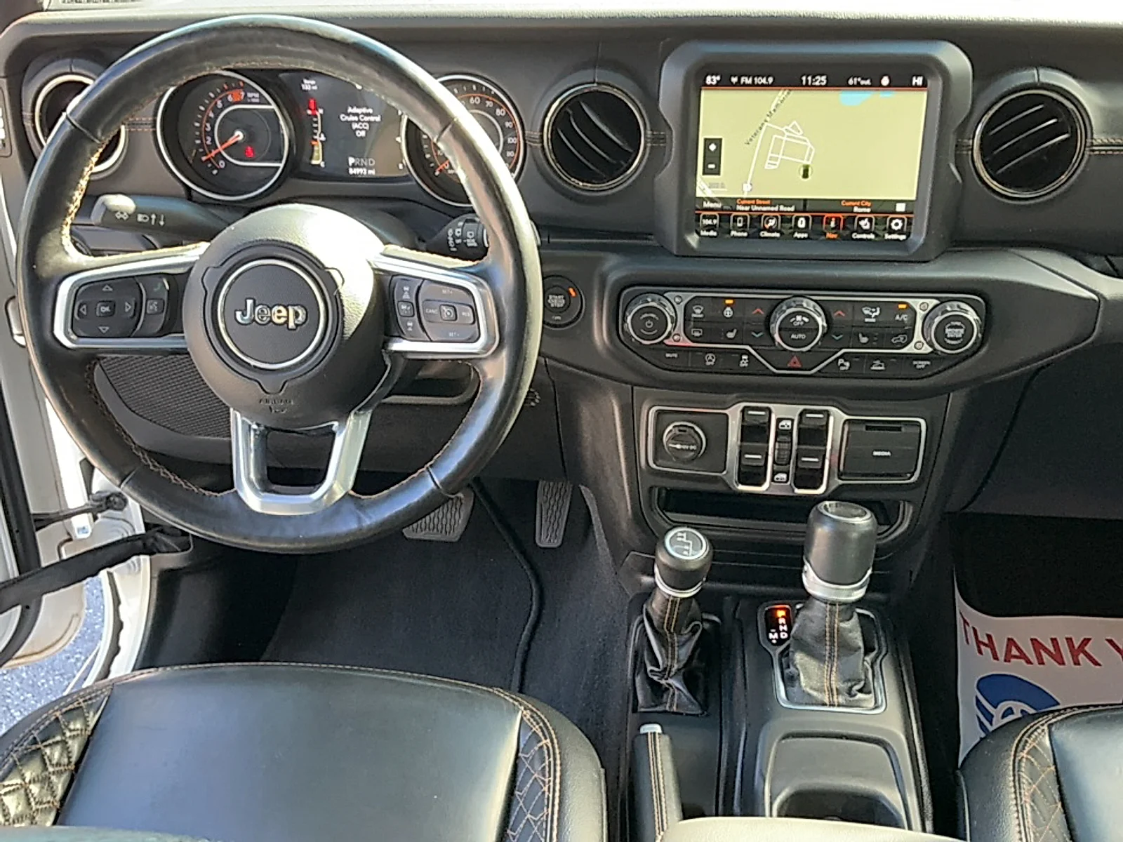Used 2021 Bright White Clearcoat Jeep High Altitude 4x4 image 10