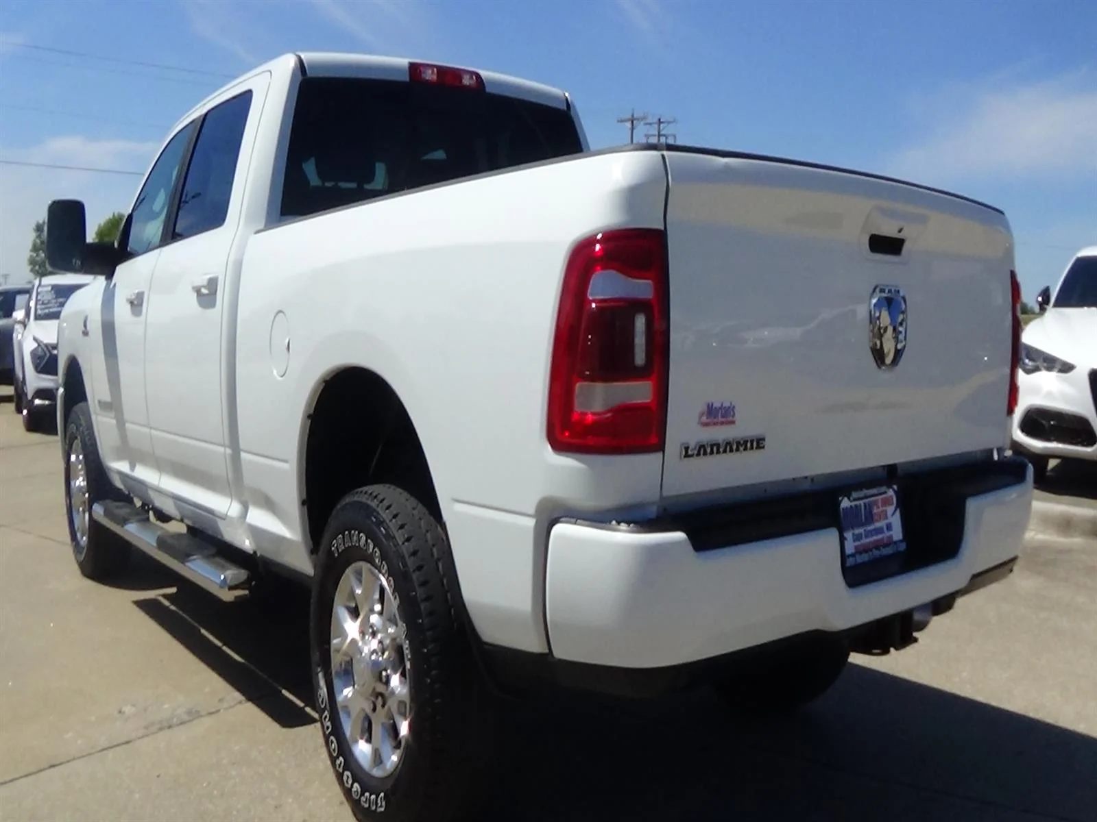Certified Used 2024 Bright White Clear Coat (pw7) RAM Laramie image 8