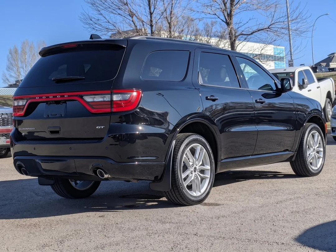 New 2026 Black Dodge GT Plus - - AWD - GT Plus Pkg (2BH) - 2nd Row Captain Chairs - Leather-Faced Bucket Seats & More! image 8