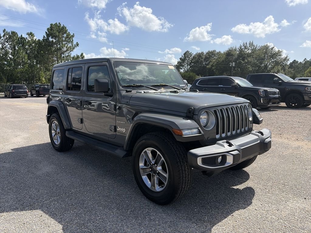 Used 2021 Gray Jeep Unlimited Sahara image 8