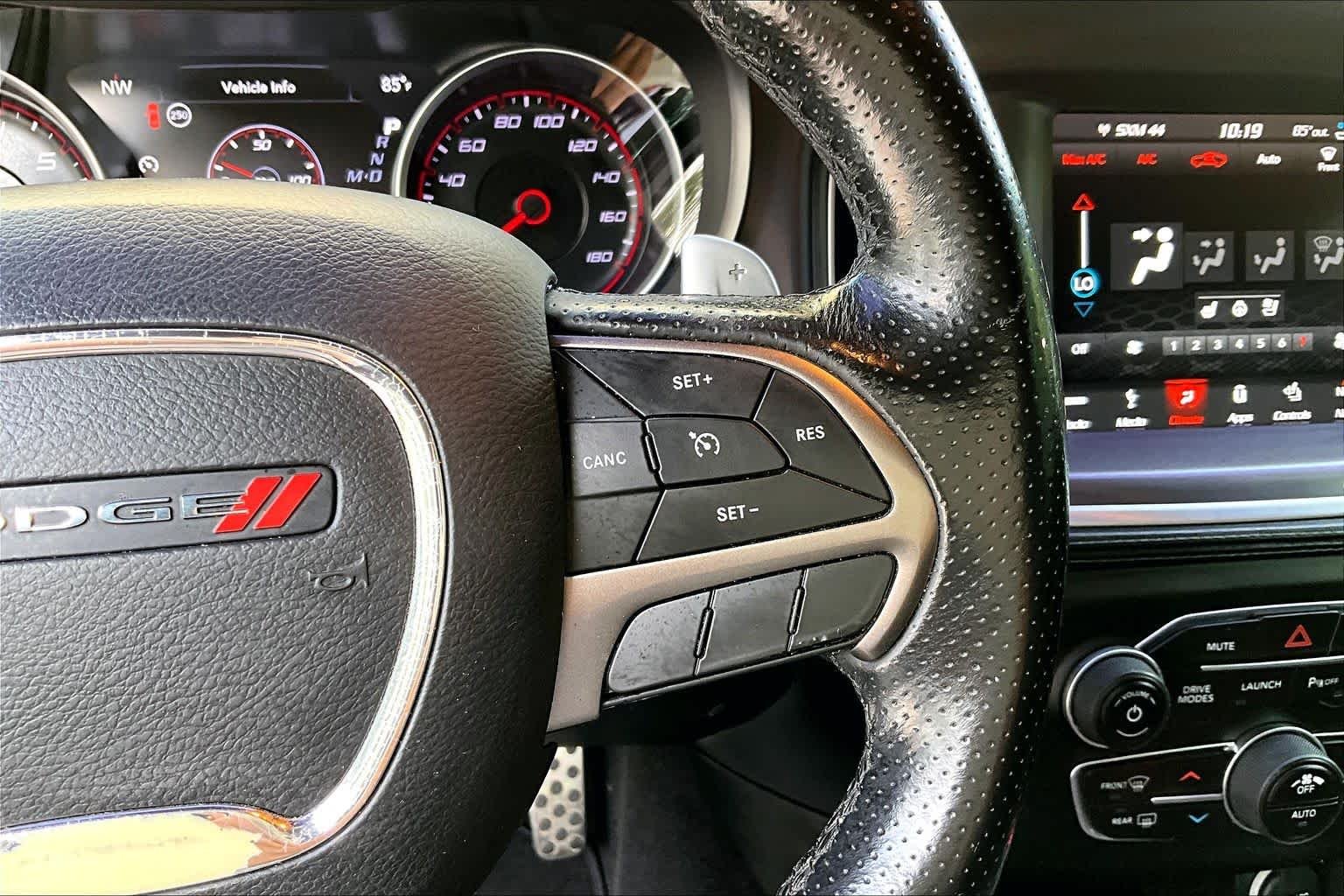 Used 2019 Pitch Black Clearcoat Dodge Scat Pack image 28