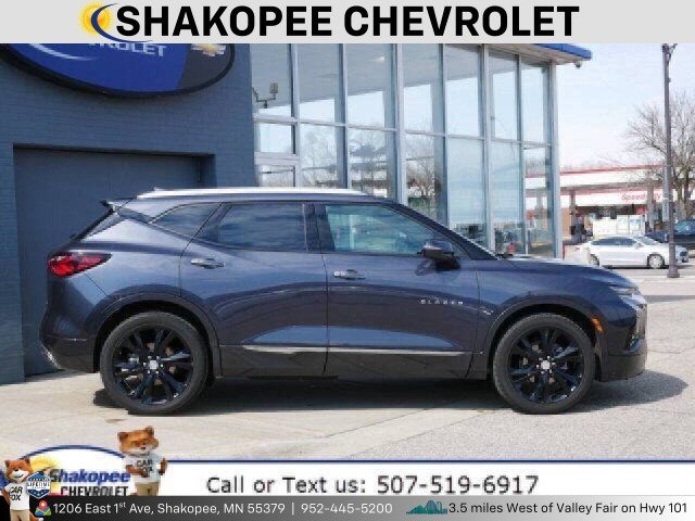 Used 2021 Chevrolet Blazer Premier with VIN 3GNKBLRS2MS521137 for sale in Shakopee, Minnesota