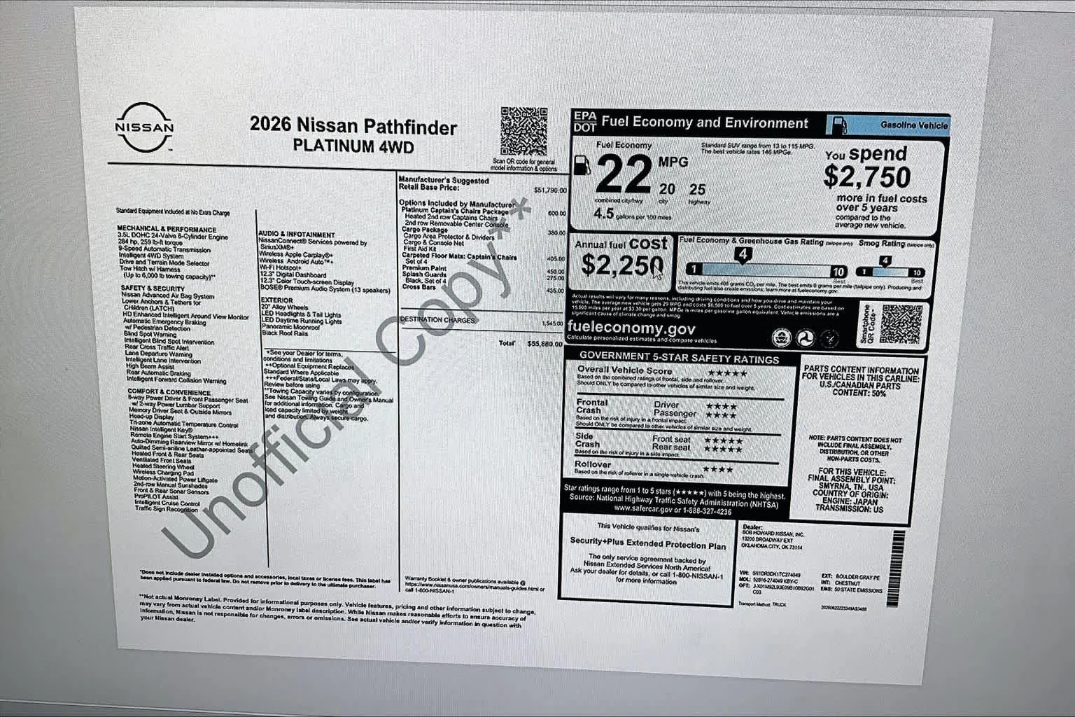 New 2026 KBY/BOULDER GR Nissan Platinum image 19