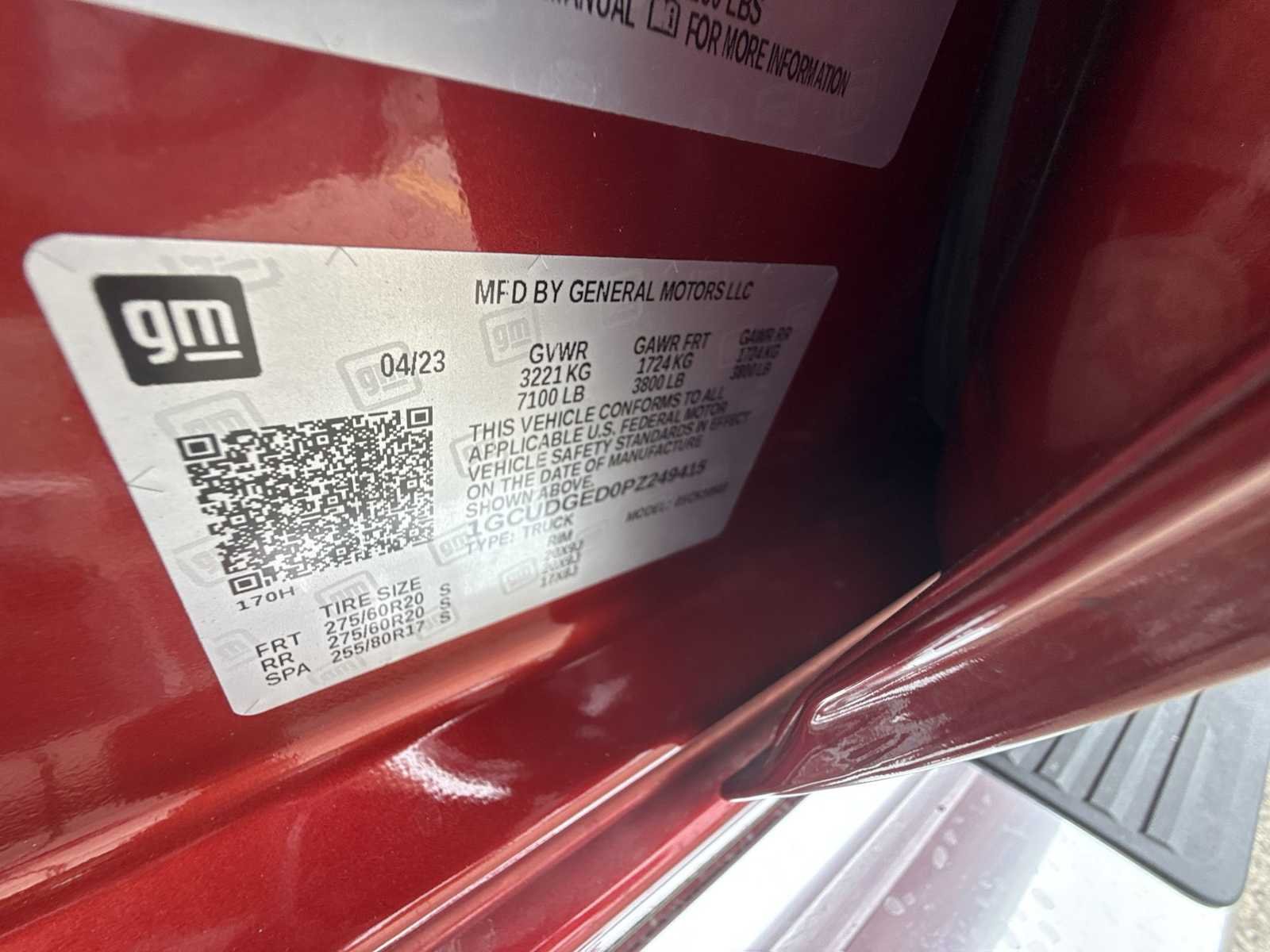 Certified Used 2023 RADIANT RED TINTCOAT Chevrolet LTZ image 34
