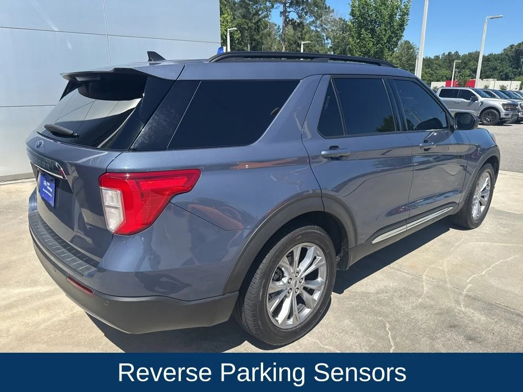 Certified Used 2021 Infinite Blue Metallic Tinted Clearcoat Ford XLT image 8