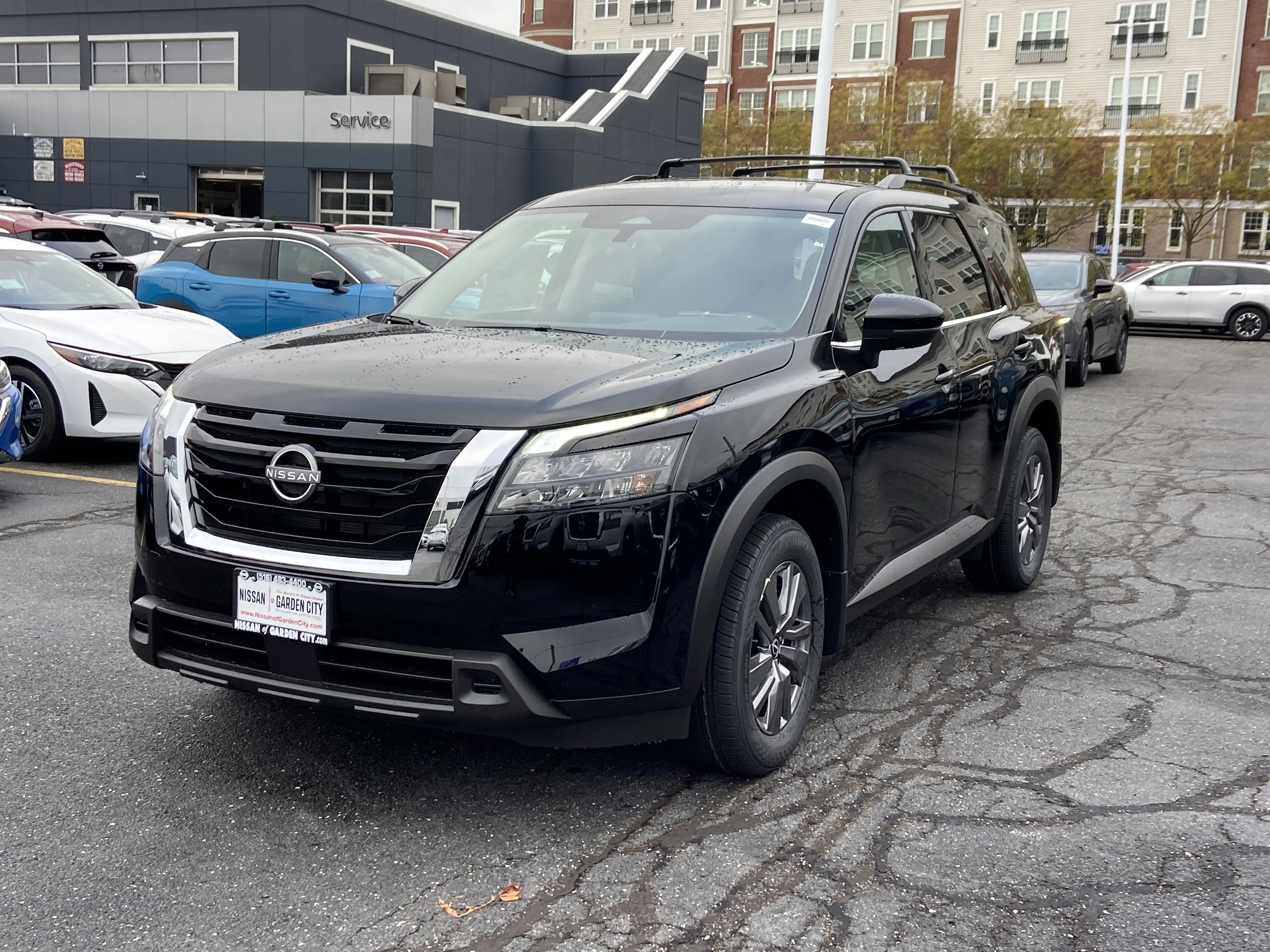 New 2025 Super Black Nissan SV image 7