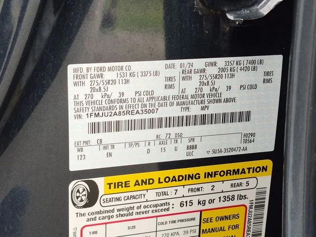 Used 2024 Blue Ford Limited image 38