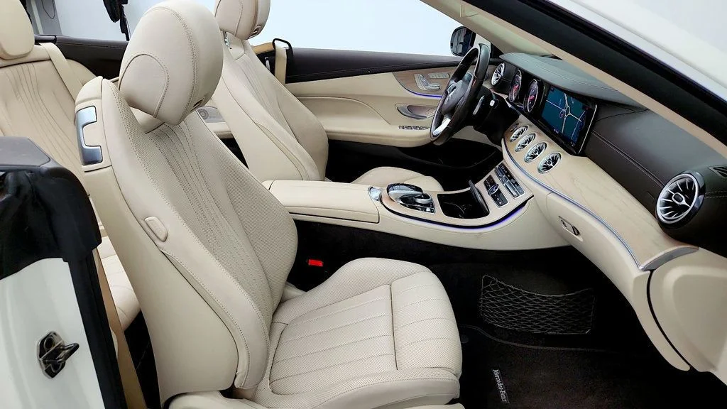 Used 2018 designo Diamond White Mercedes-Benz E 400 RWD Cabriolet w/ AMG® Line, Premium Pkg & Massage Seats image 21