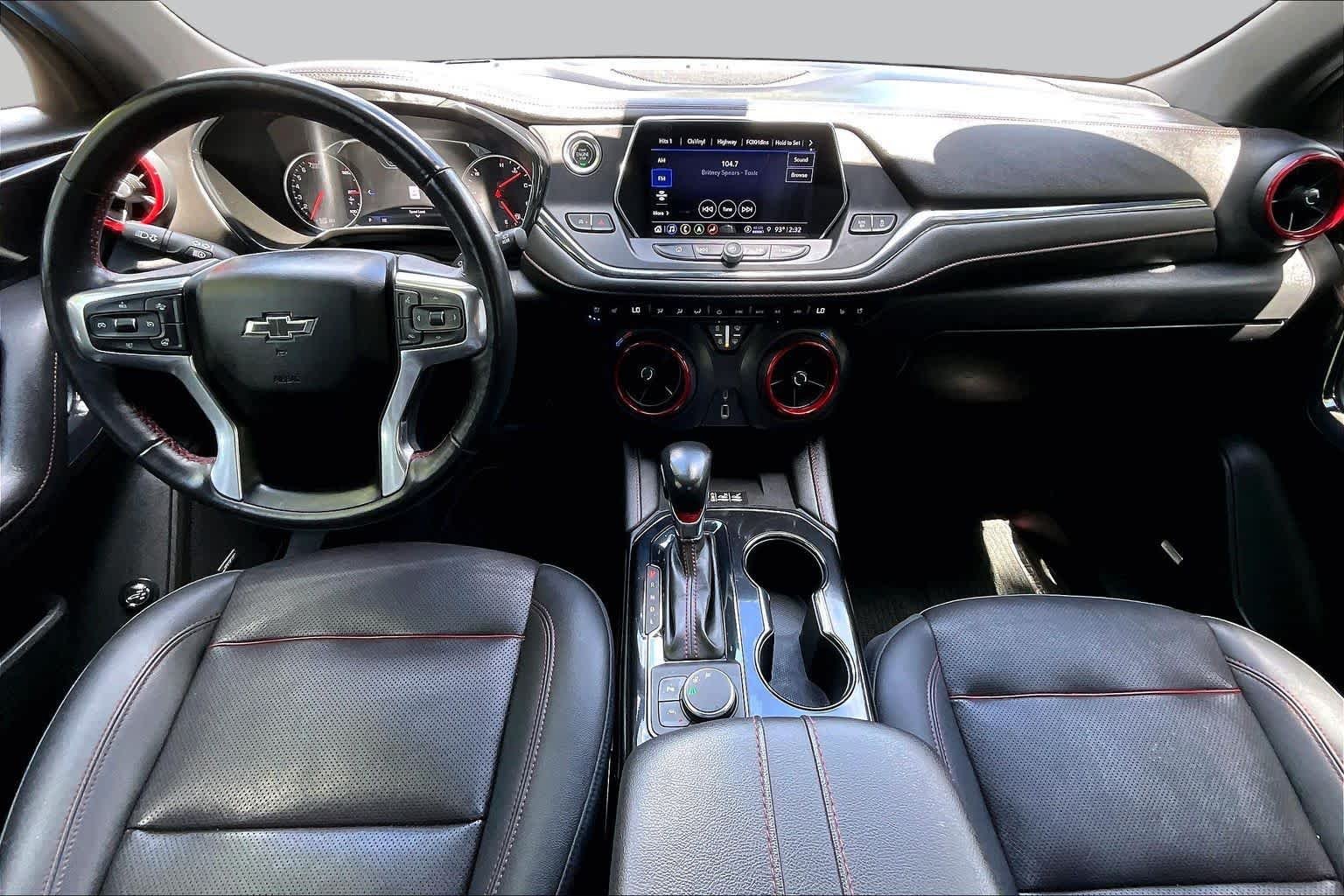 Used 2021 Bright Blue Metallic Chevrolet RS image 16
