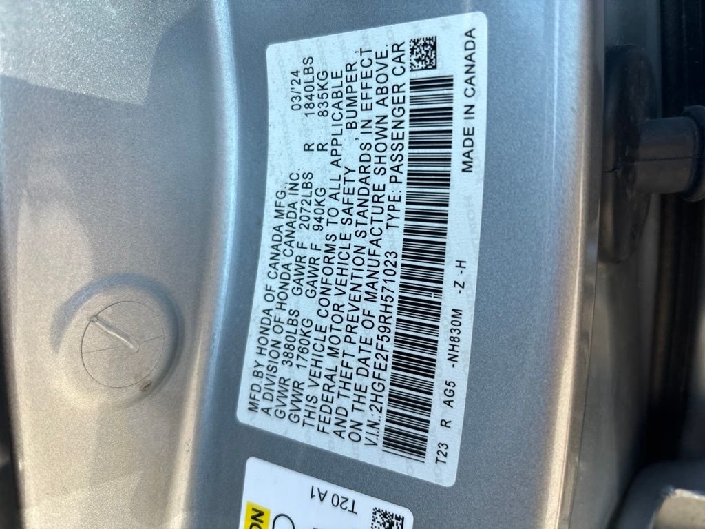 Used 2024 Gray Honda Sport image 10