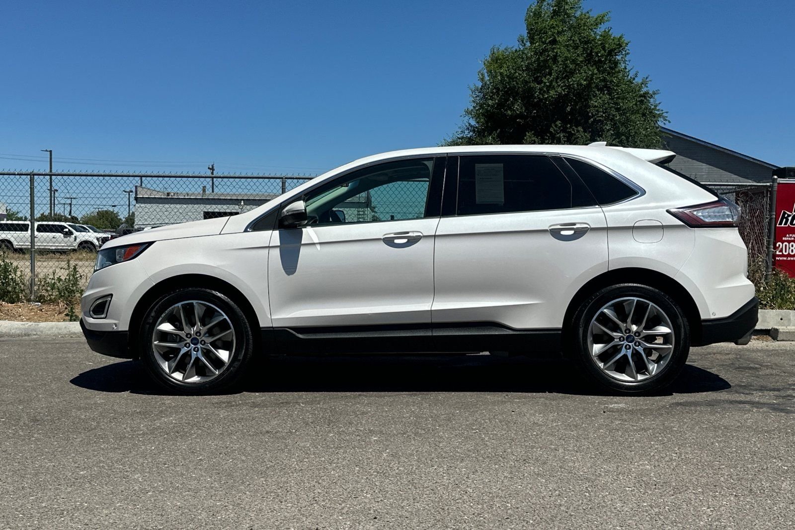 Used 2015 White Ford Titanium image 7