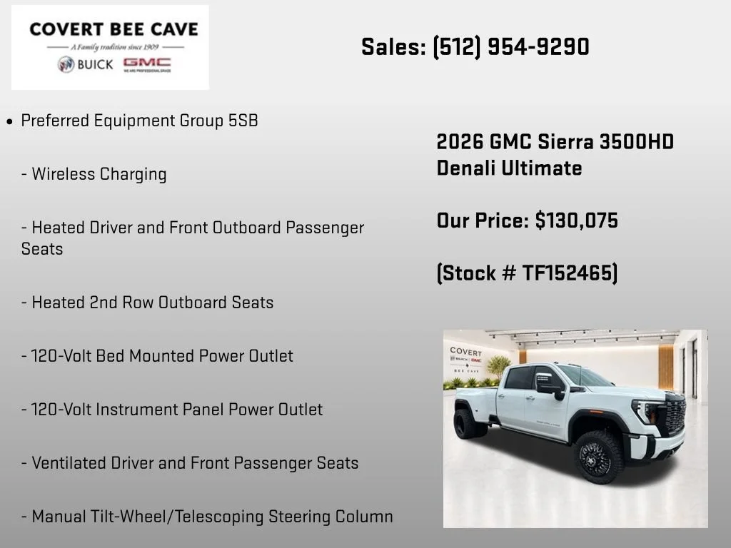 New 2026 Summit White GMC Denali Ultimate DRW image 19