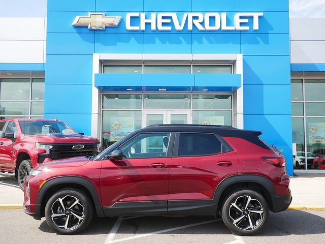 Used 2022 Chevrolet Trailblazer RS with VIN KL79MUSL8NB011122 for sale in Roseville, Minnesota