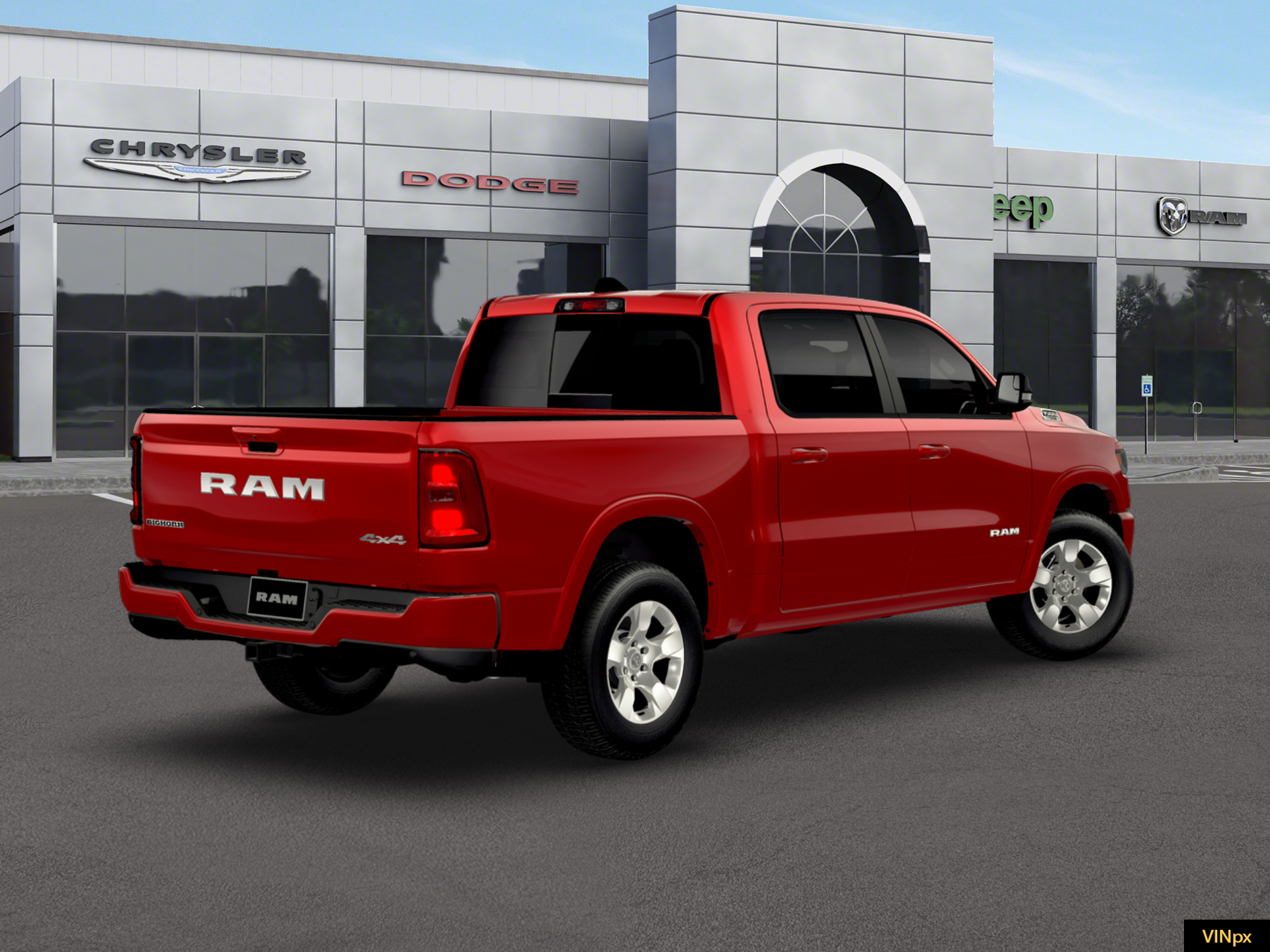 New 2026 Molten Red Pearl-Coat Exterior Paint RAM  image 7