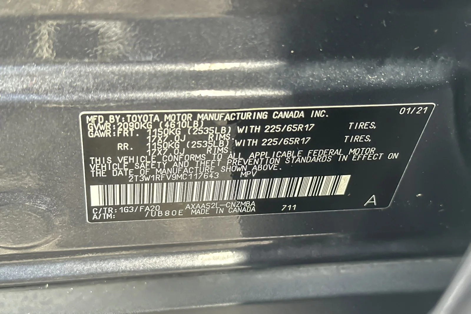Used 2021 MAGNETIC GRAY Toyota XLE image 26
