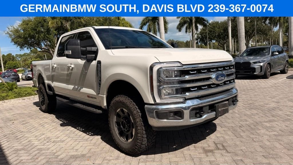 Used 2024 White Metallic Ford Lariat image 16