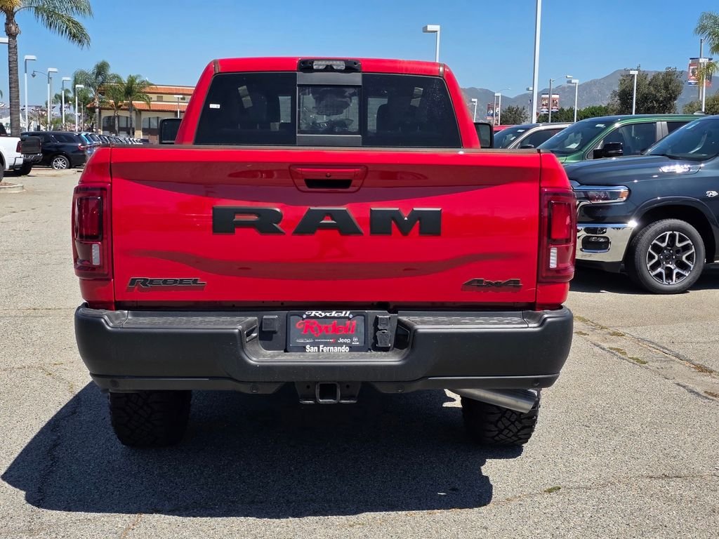 New 2026 Flame Red Clear-Coat Exterior Paint RAM Rebel image 5