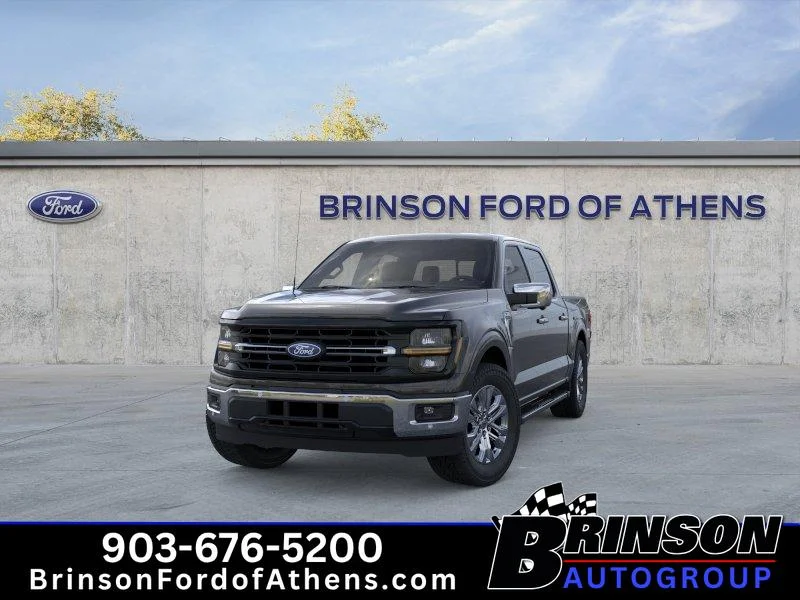 New 2026 Agate Black Metallic Ford XLT image 2