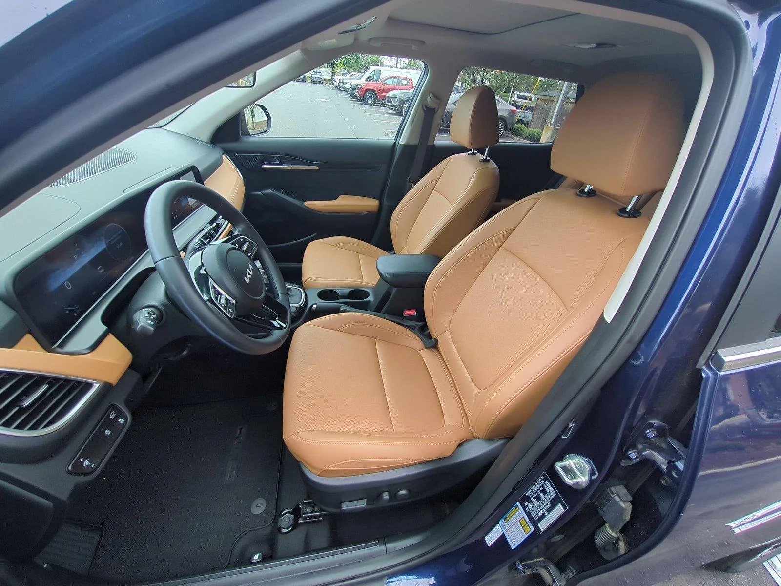 Used 2025 Dark Ocean Blue Kia EX image 17
