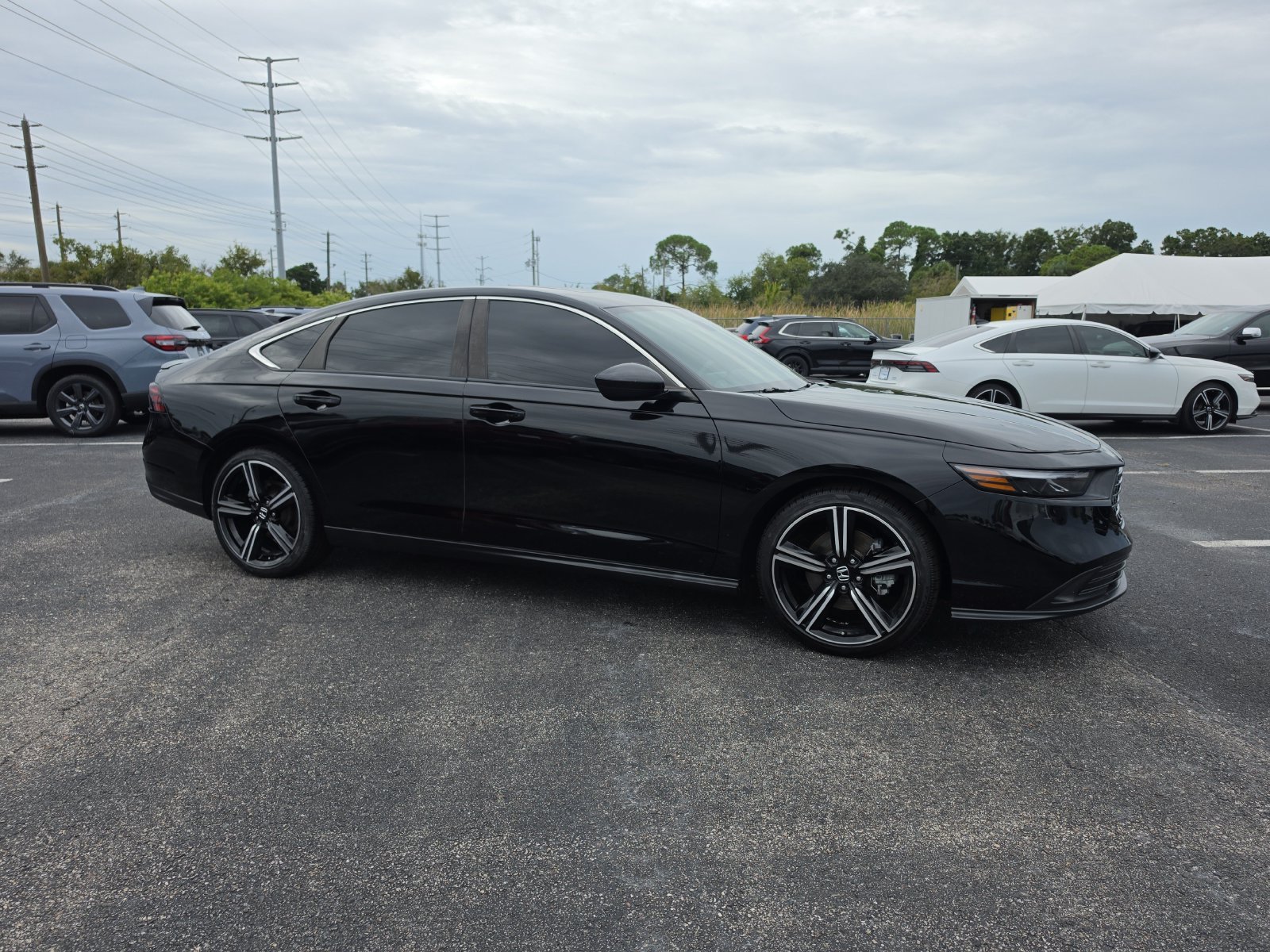 Certified Used 2023 Crystal Black Pearl Honda Sport image 2