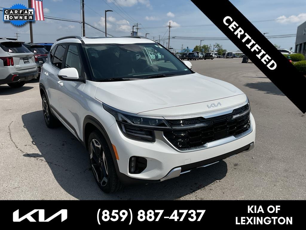 Certified Used 2025 Snow White Pearl Kia SX image 1