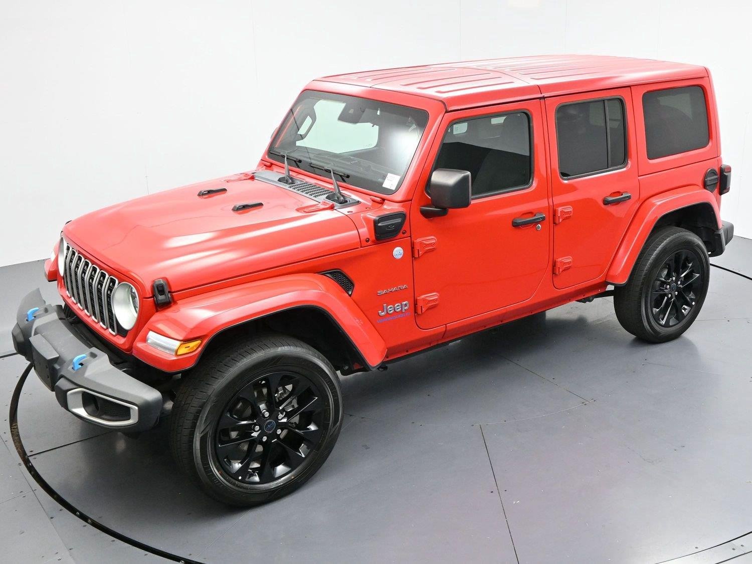 Used 2024 Firecracker Red Clearcoat Jeep Sahara image 33