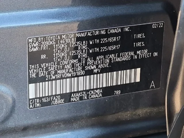 Used 2022 Gray Toyota XLE image 26